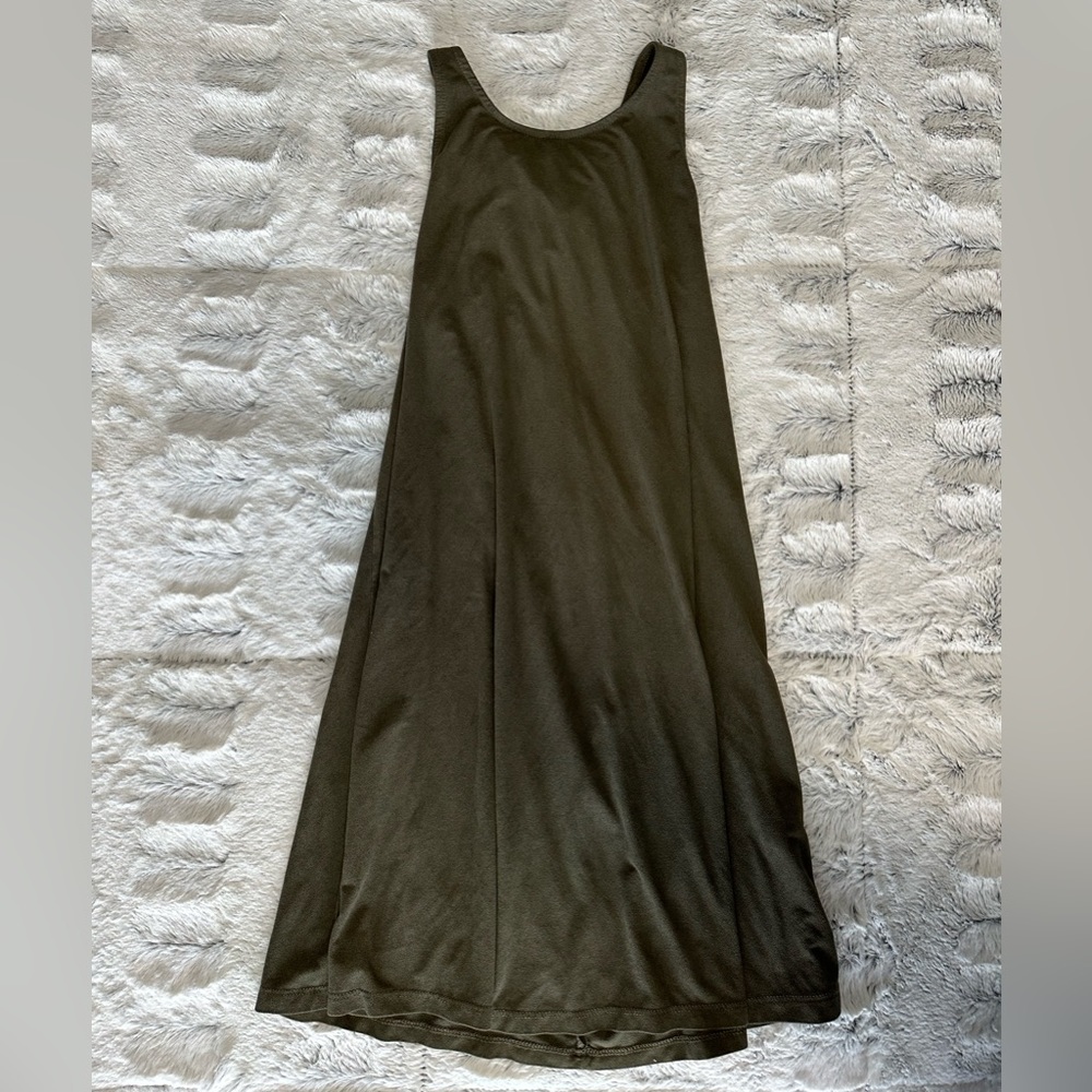 Plush Sage Green Dress; super plush; size X-Small